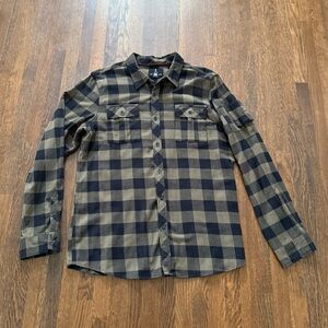 i Jeans by Buffalo - Black and Tan Buffalo Plaid Flannel Shirt